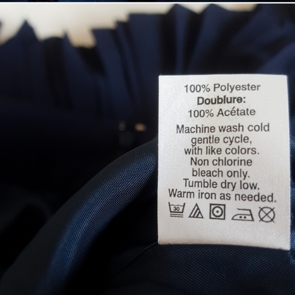 J. Crew Navy Box Pleated Mini Skirt - Picture 5 of 5